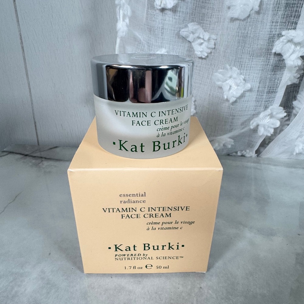 Kat Burki Vitamin C Intensive Face Cream Essential Radiance 1.7 oz 50 ml New